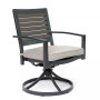 CLOSEOUT! Marlough II Outdoor Aluminum 9-Pc. Dining Set (62" Square Table and 8 Swivel Rockers), Created for Macy's