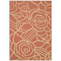 Courtyard Rust and Sand 8' x 11' Outdoor Area Rug