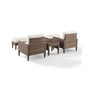 Capella 5 Piece Outdoor Wicker Chair Set