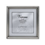 Antique Pewter Picture Frame - Bead Border Design - 5" x 5"
