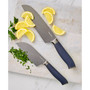 Titanium 2-Piece Santoku Knife Set