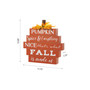 Fall Wooden Pumpkin Table Sign, 12"
