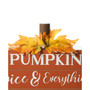 Fall Wooden Pumpkin Table Sign, 12"
