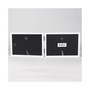 Hinged Double White Wood Picture Frame - Gallery Collection - 4" x 6"