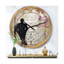 Waiting in Paris Oversized Traditional Wall Clock - 36" x 28" x 1"
