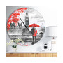 Designart Oversized French Country Round Metal Wall Clock