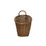 10" Round x 14.75" H Rattan Wall Basket with Handle