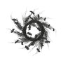 24" Halloween Fern and Bats Wreath