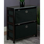 Torino 3-Pc Set Storage Shelf with Fabric Baskets