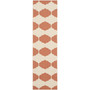 Courtyard Beige and Terracotta 2'3" x 8' Runner Outdoor Area Rug