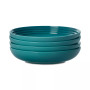 4 Piece 8.5" Stoneware Pasta Bowl Dish Set
