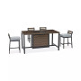 Stockholm 5-Pc. Chat Set (1 Fire Pit & 4 Counter Height Chairs), Created for Macy's
