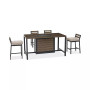 Stockholm 5-Pc. Chat Set (1 Fire Pit & 4 Counter Height Chairs), Created for Macy's