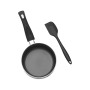 Nonstick Aluminum 5.5" Mini Fry Pan with Nylon Turner Set