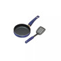 Nonstick Aluminum 5.5" Mini Fry Pan with Nylon Turner Set