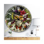 Baron in Bloom Oversized Modern Wall Clock - 36" x 28" x 1"