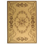 Courtyard Natural and Brown 8' x 11' Outdoor Area Rug