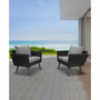 Kotka 2 Piece Outdoor Patio Seating Set with Cushions