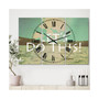 Lets Do This Large Cottage 3 Panels Wall Clock - 23" x 23" x 1"