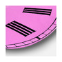 Pink and Blue Banana Oversized Modern Wall Clock - 36" x 28" x 1"