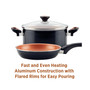 Glide Copper Ceramic 12-pc. Cookware Set