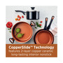 Glide Copper Ceramic 12-pc. Cookware Set