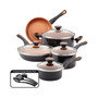 Glide Copper Ceramic 12-pc. Cookware Set