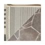 Courtyard Gray and Bone 4' x 5'7" Outdoor Area Rug