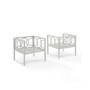 Ashford 2 Piece Outdoor Metal Armchair Set