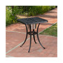 Ava Outdoor Cast Chat Table with Ice Bucket