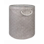Design Import Paper Bin Geo Diamond, Round