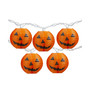Jack-O-Lantern Paper Lantern 10 Piece Halloween Lights with 8.5' White Wire Set