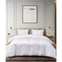 European White Goose Down 1000 Thread Count Cotton Comforter, Twin