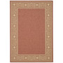 Courtyard Rust and Sand 2'7" x 5' Outdoor Area Rug