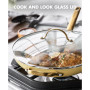 Reserve Healthy Ceramic Nonstick 12" Frypan with Lid