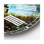Landscape Oversized Round Metal Wall Clock