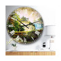 Landscape Oversized Round Metal Wall Clock