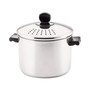Classic Series Stainless Steel 8-Qt. Straining Stockpot & Lid