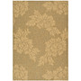 Courtyard Gold and Natural 6'7" x 9'6" Outdoor Area Rug