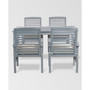 5 Piece Simple Outdoor Patio Dining Set