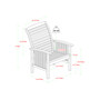 5 Piece Simple Outdoor Patio Dining Set