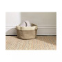 Chunky Natural Wool Dipped Braided Basket