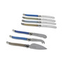 Laguiole 7-Pc. Cream & Blue Cheese Knife & Spreader Set