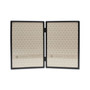 Hinged Double Simply Black Picture Frame - 5" x 7"
