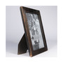 Charlotte Weathered Black Wood Picture Frame - 5" x 7"
