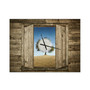 Designart Oversized Farmhouse Metal Wall Clock