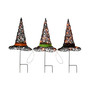 23" Pre-Lit Witch's Hat Garden Stakes