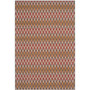Hampton Dark Gray and Rust 5'1" x 7'7" Outdoor Area Rug