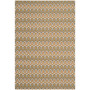 Hampton Brown and Camel 6'7" x 9'6" Outdoor Area Rug
