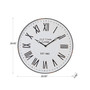 28" Farmhouse Metal Enamel Wall Clock